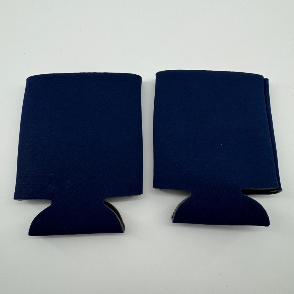(2) Smith & Wesson Beer Drink Koozy Coozie Can Coolers Blue New - Picture 2 of 4